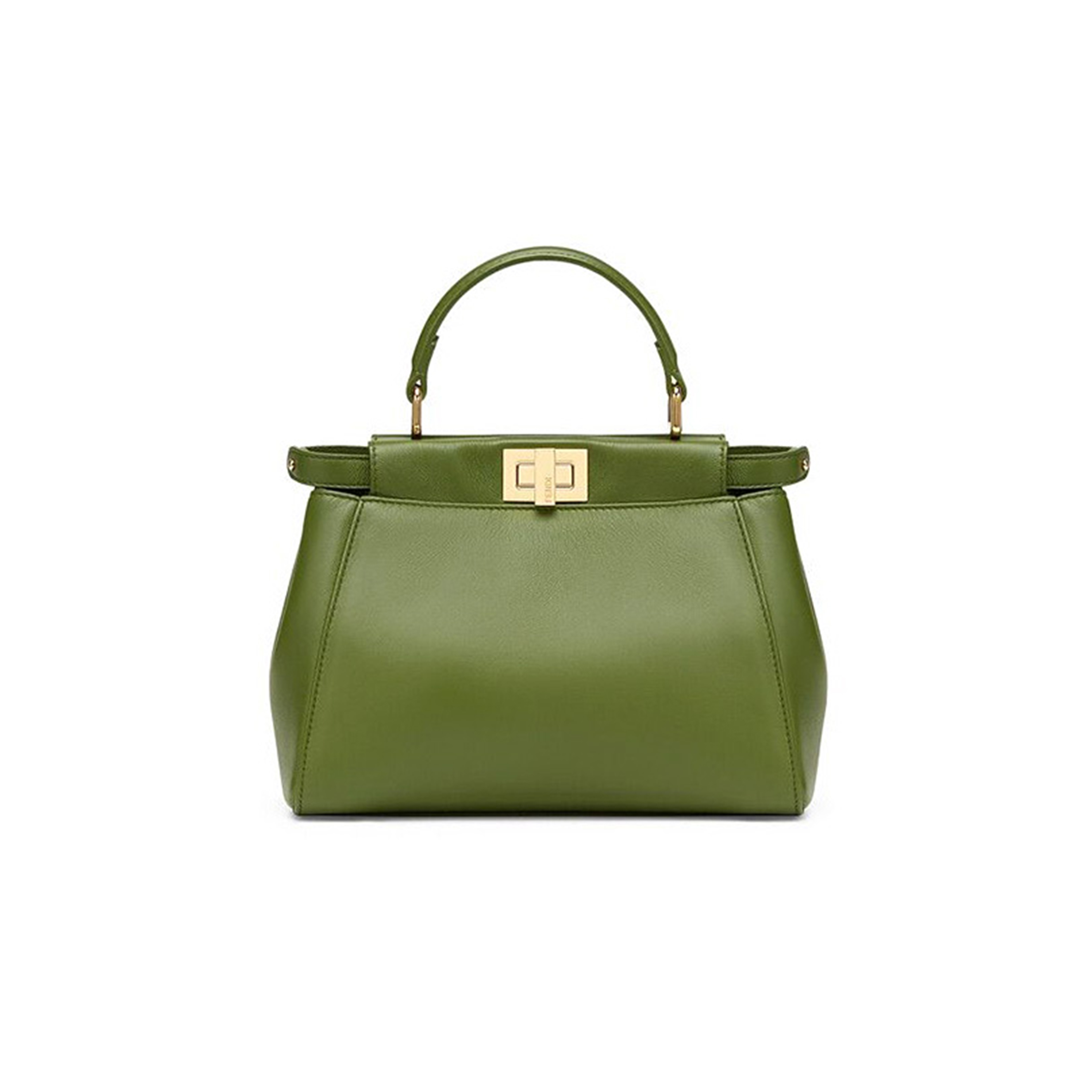 F**di ff nappa mini peekaboo iconic satchel black (23*18*11cm)